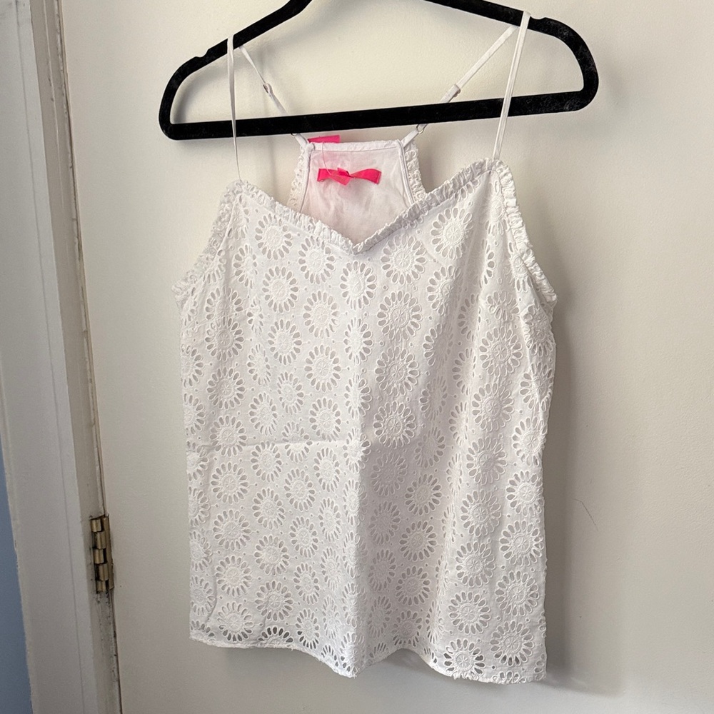 Lilly Pulitzer NWT White Eyelet Camisole - Picture 2 of 5